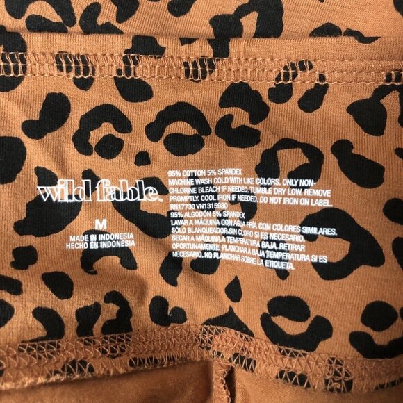 Women's Wild Fable Cheetah Leopard High Rise Leggings Size Medium - Picture 4 of 4